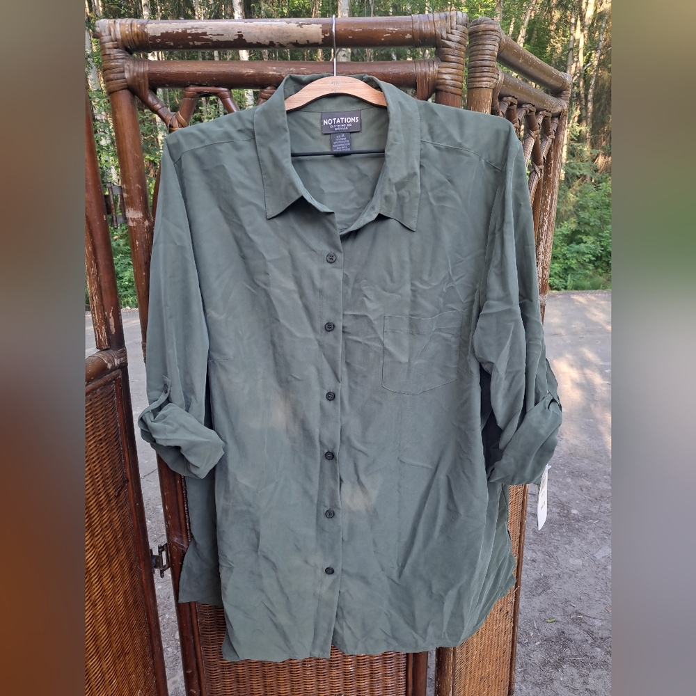 Notations clothing company new vintage shirt  size 1x 🌵🌴🌻
